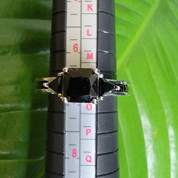 Black Zircon Eternity Ring. Size 7. NwT* - Picture 5 of 9